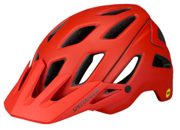 Specialized Ambush with ANGi mountain bike helmet
